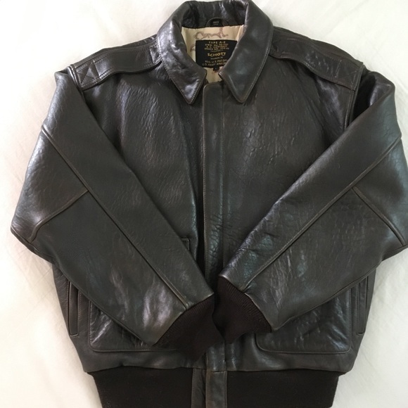 NWOT Schott NYC A-2Leather Flight Jacket - Picture 6 of 6